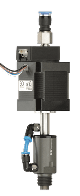 Pneumatic rotary feed-through